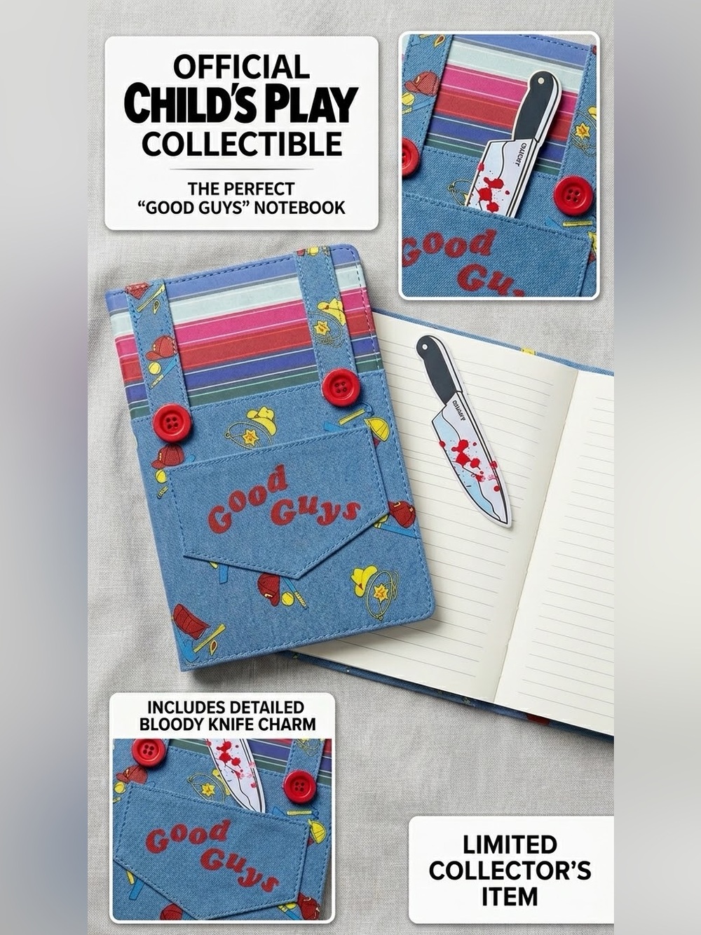 Child's Play Chucky Good Guys Hardcover Journal
